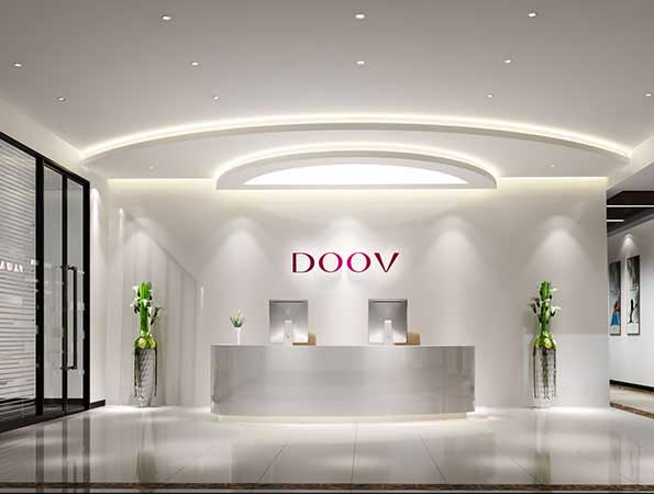 3000平手機(jī)生產(chǎn)公司辦公室設(shè)計裝修 | 朵唯女性手機(jī)