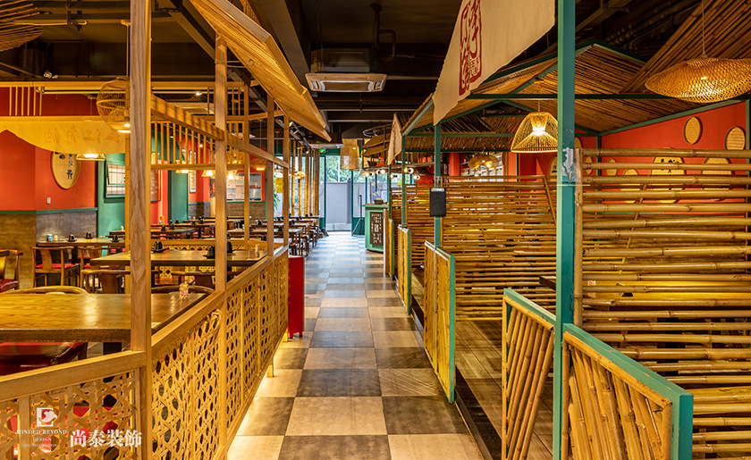 特色燒烤店裝修實景圖-都曉得李不管