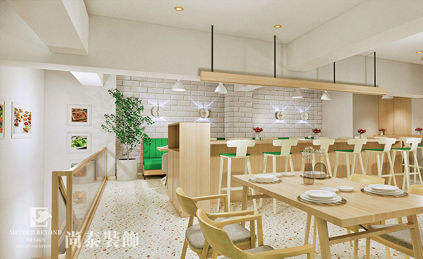 簡約風格餐飲裝修效果圖片