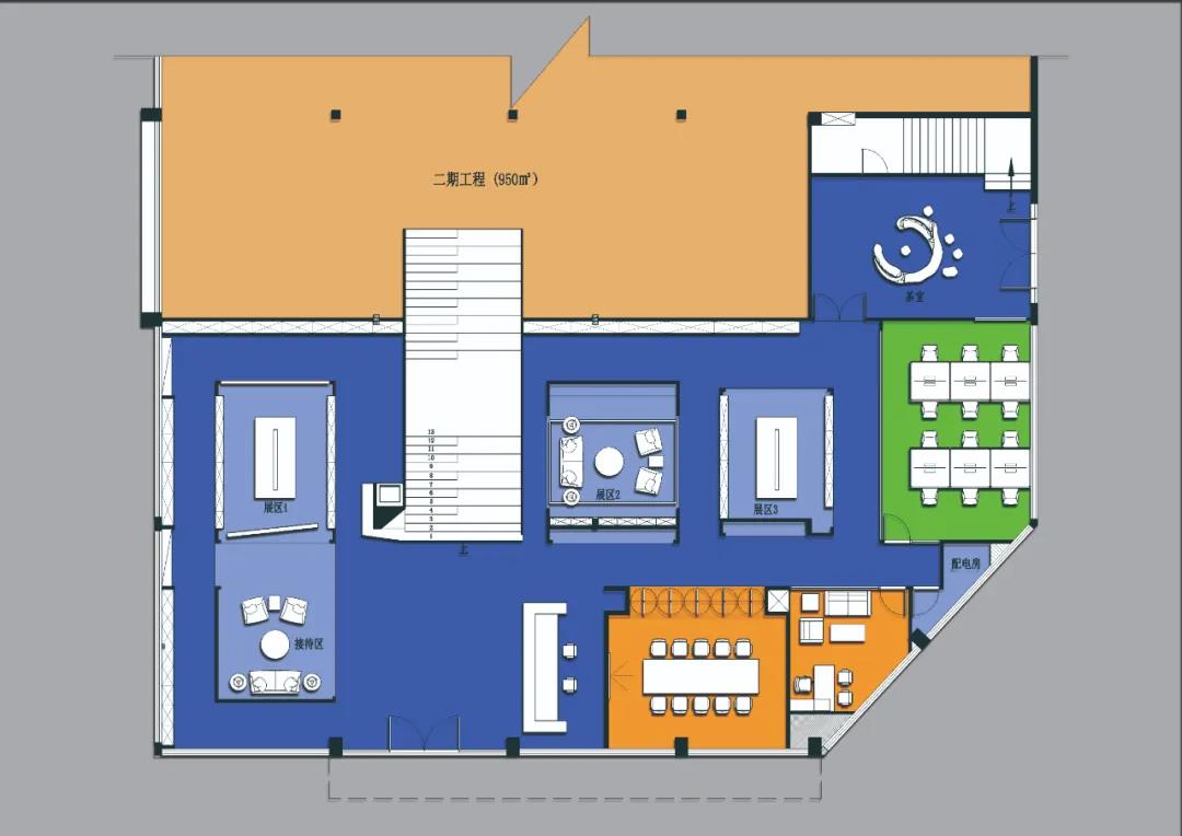 尚享夢工坊一樓總平面圖
