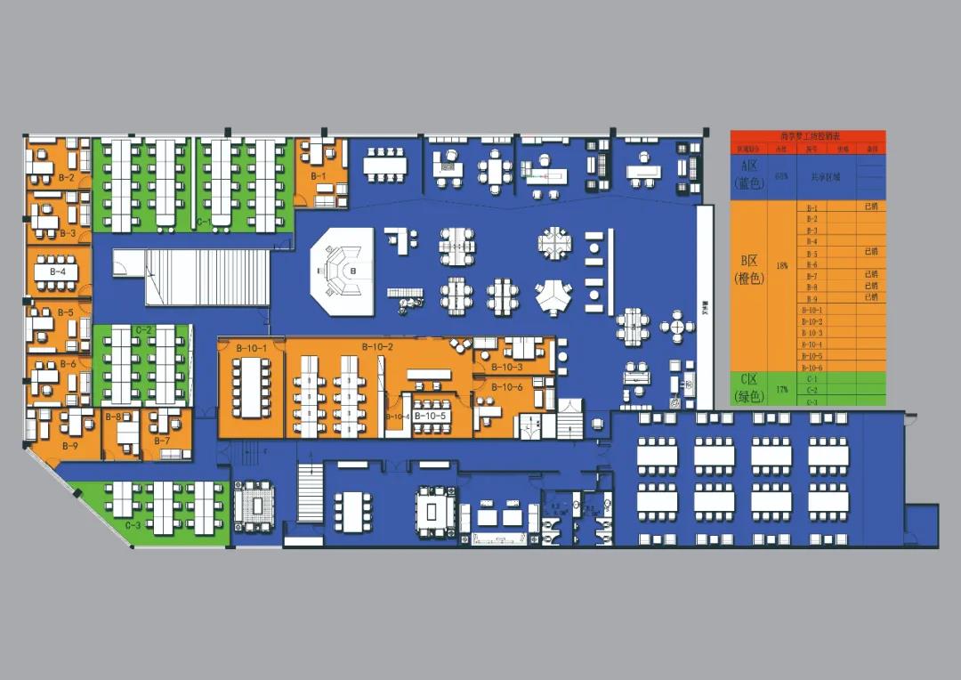 尚享夢工坊二樓總平面圖