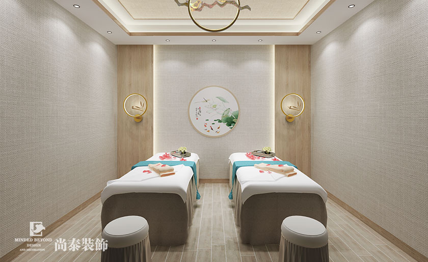 180平米新中式美容SPA中心裝修設(shè)計(jì) | 唯美雅美容院