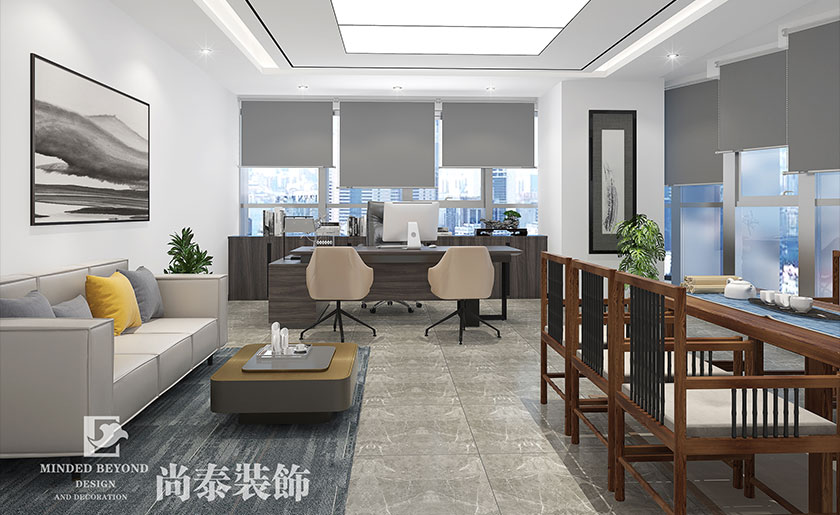 870㎡網絡科技公司辦公室設計效果圖 | 印橙科技