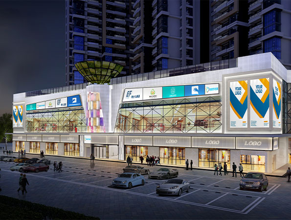 2000㎡新潮商場裝修設計 | 趣坊商城