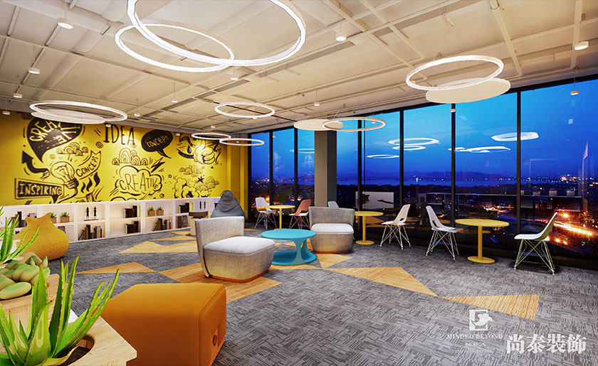 4500㎡金融科技公司辦公室裝修設計 | 衛(wèi)盈聯(lián)