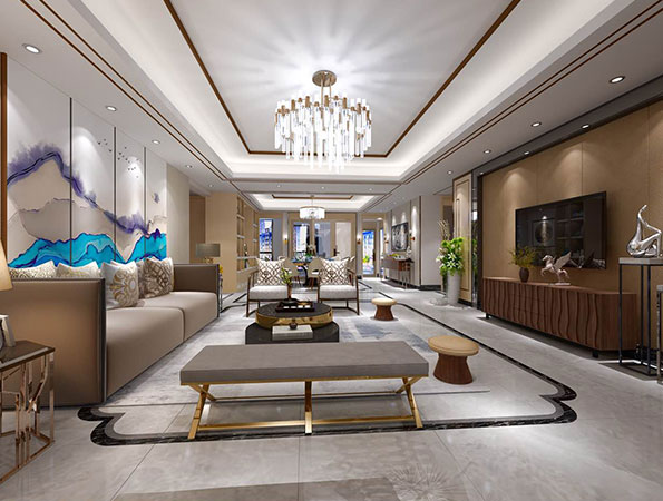 188平米雙拼平層大宅裝修設計 | 蘭江山第