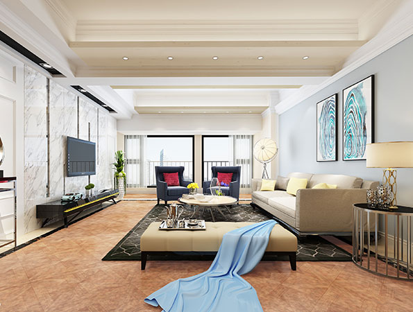 158㎡現代古典家裝設計 | 新港商城