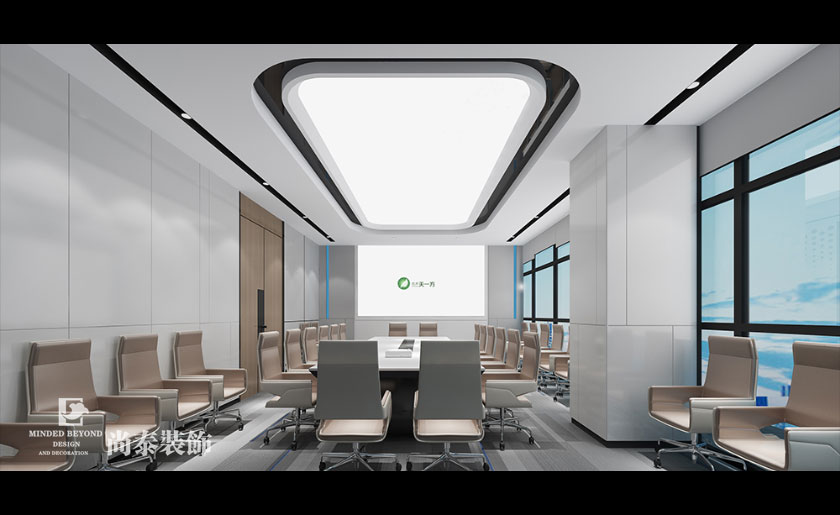 300平米生命科技公司辦公室裝修設計 | 優術天一方