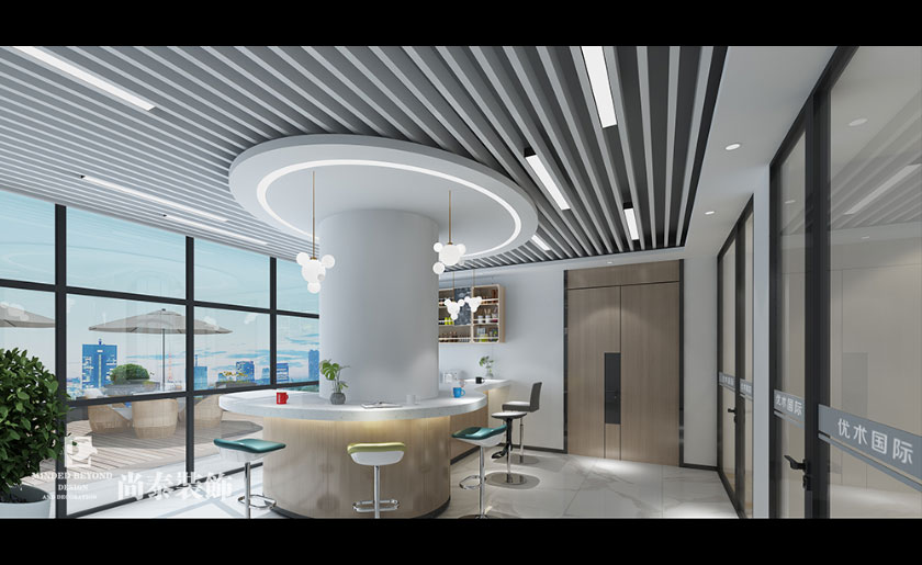 300平米生命科技公司辦公室裝修設計 | 優術天一方