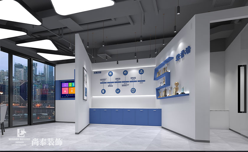 103平米儀器公司深圳辦公室裝修設計 | 一六儀器