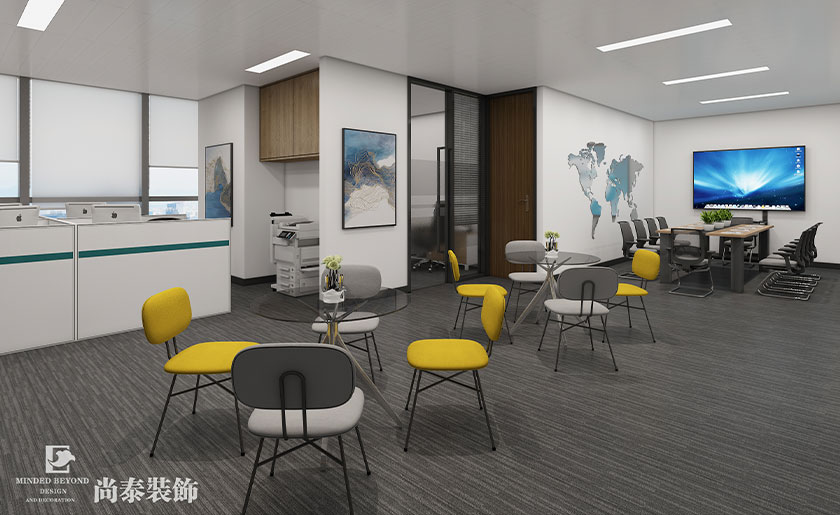150平米協會辦公室裝修設計 | 深圳市資產評估協會