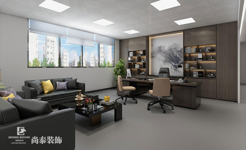 1170平米電子科技公司辦公室裝修效果圖 | 愛科思達
