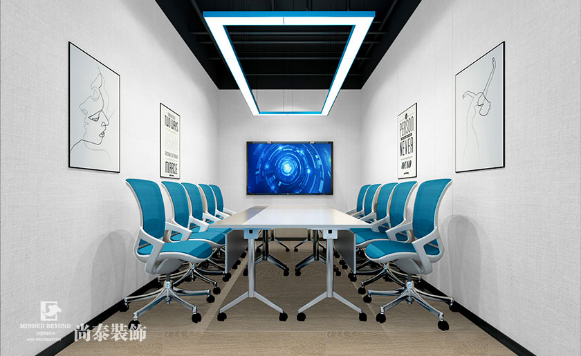 1200平米數(shù)控公司辦公室裝修設(shè)計(jì) | 大通數(shù)控