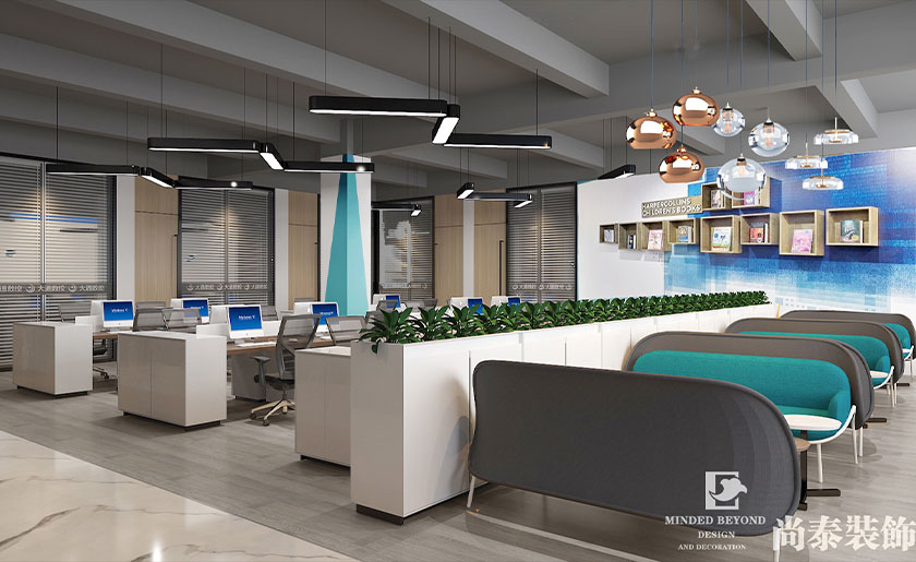 1200平米數(shù)控公司辦公室裝修設(shè)計(jì) | 大通數(shù)控