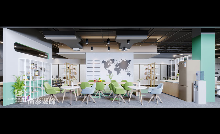 500平米簡約現代寫字樓辦公室裝修效果圖 | 有所為大廈