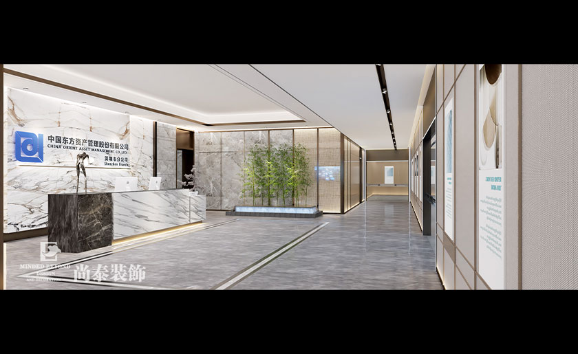 3000平米著名金融公司辦公室裝修設計 | 東方資產