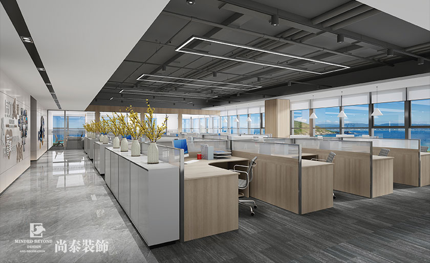 3000平米著名金融公司辦公室裝修設計 | 東方資產