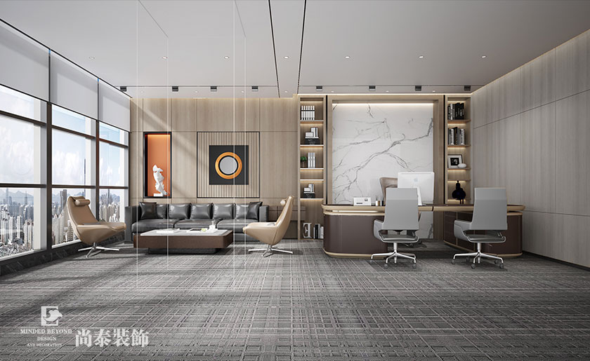 3000平米著名金融公司辦公室裝修設計 | 東方資產