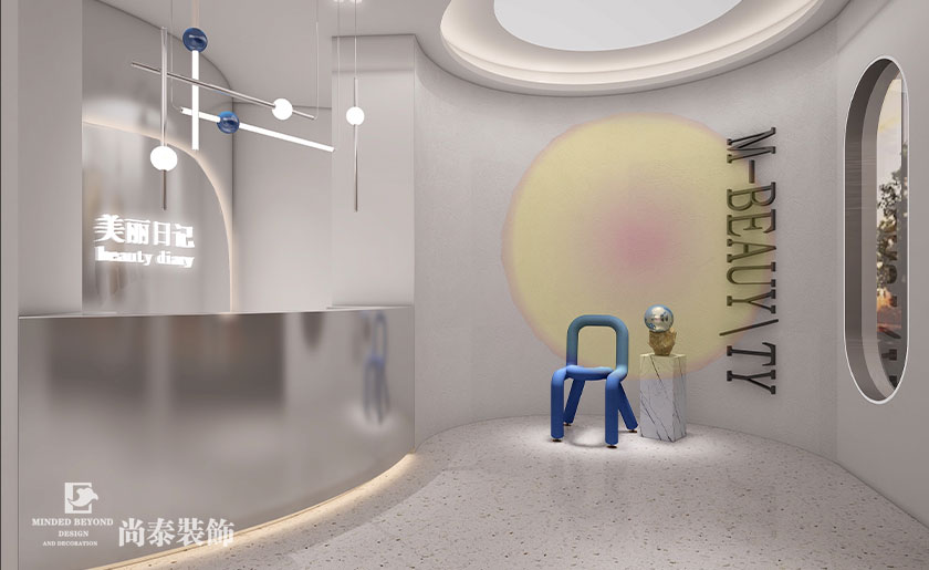 150平米現(xiàn)代網(wǎng)紅風(fēng)美發(fā)店裝修設(shè)計(jì) | 美麗日記