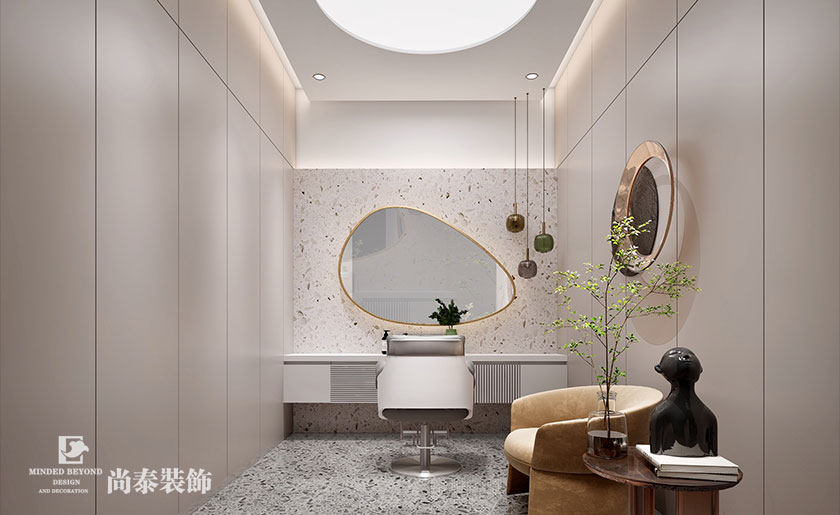 150平米現(xiàn)代網(wǎng)紅風(fēng)美發(fā)店裝修設(shè)計(jì) | 美麗日記