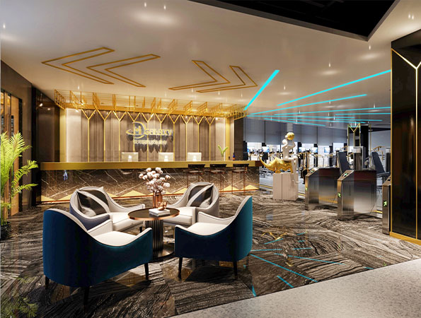 1200平米游泳健身房裝修設計方案 | 銀河國際