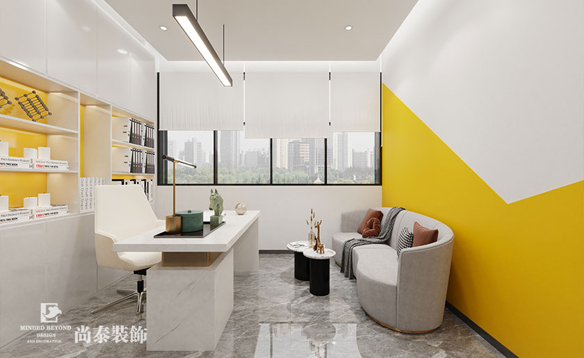 100平米深圳簡約辦公室設計裝修案例 | 有點可以