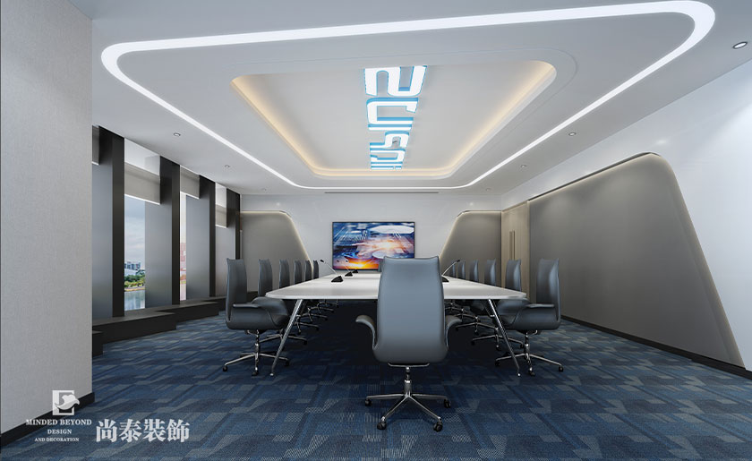 深圳4000平米智能科技公司辦公室裝修設計案例 | 云伽智能