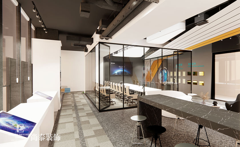 深圳600㎡機器人公司辦公室裝修效果圖 | 樂純動力