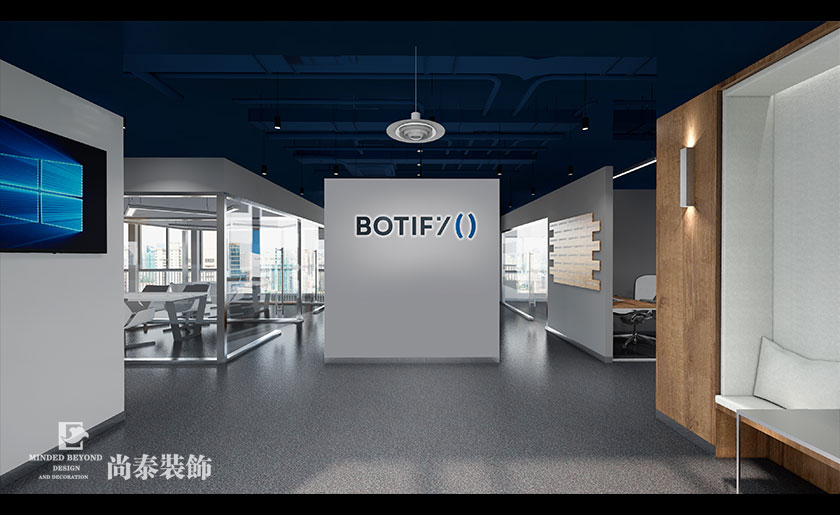 300平米機器人公司深圳辦公室裝修設計效果圖 | 匯智機器人
