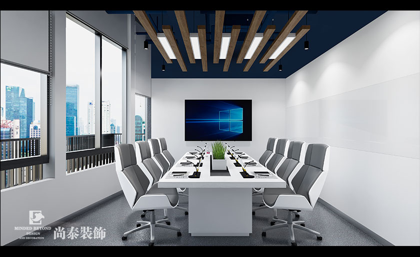 300平米機器人公司深圳辦公室裝修設計效果圖 | 匯智機器人