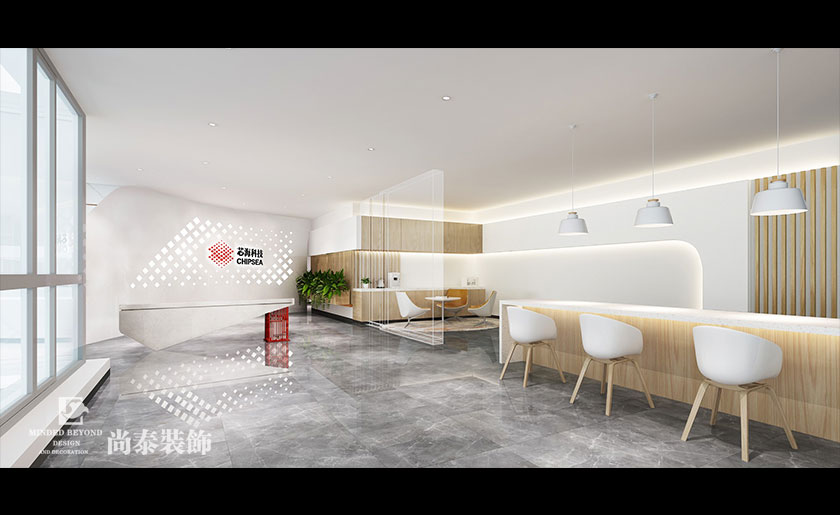 深圳辦公室裝修設(shè)計9000平米上市科技公司 | 芯海科技