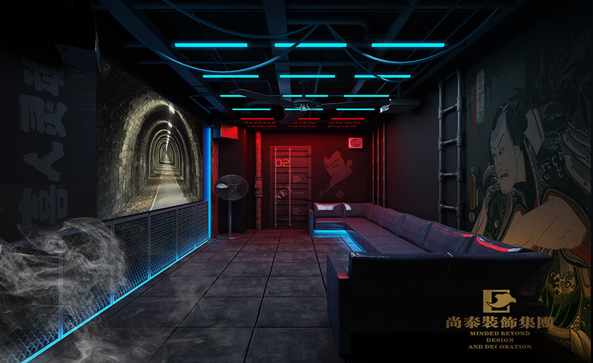 深圳密室逃脫裝修設計-300平米游戲娛樂空間
