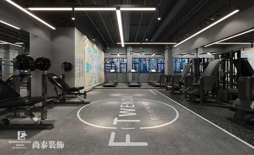 深圳250平米健身房裝修設計案例 | FLY健身房