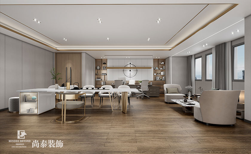深圳辦公室設計效果圖-1000平米跨境電商公司 | 云通達信息