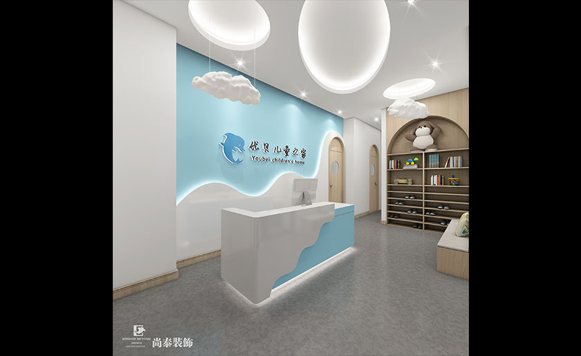 深圳200平兒童培訓(xùn)機(jī)構(gòu)裝修效果圖