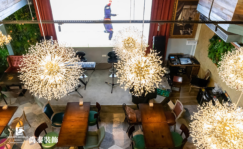 500平米深圳音樂餐廳裝修實景案例 | 碧桃