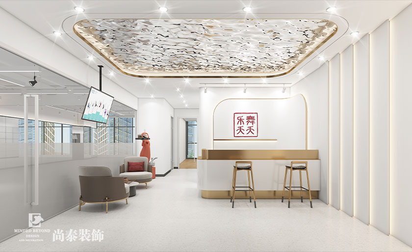 200平米舞蹈教育培訓機構舞蹈室裝修設計