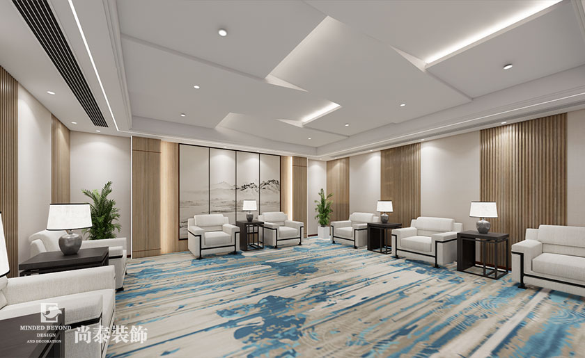 深圳坪山深福保科技生態園大型生物醫療公司4600平米辦公樓辦公室設計