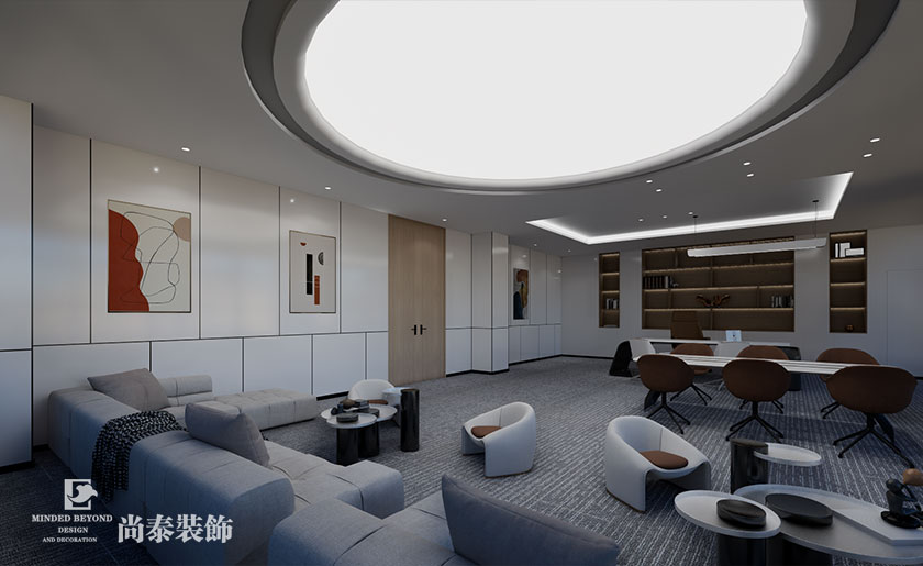 深圳坪山深福保科技生態園大型生物醫療公司4600平米辦公樓辦公室設計