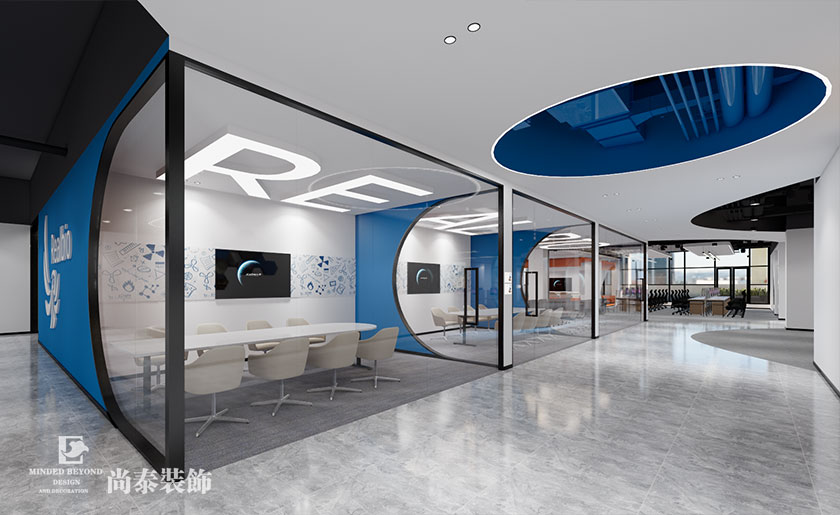 深圳坪山深福保科技生態園大型生物醫療公司4600平米辦公樓辦公室設計