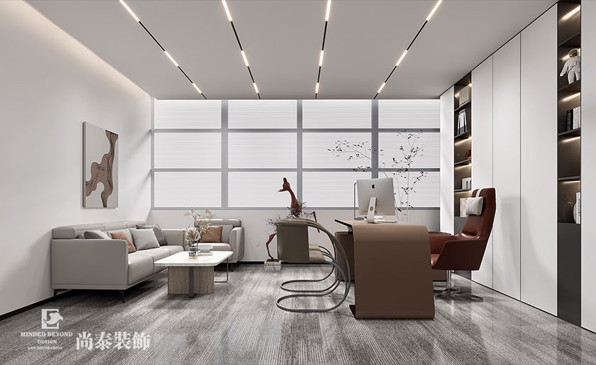 辦公空間設計:深圳光明招商局智慧城500平米生物科技公司