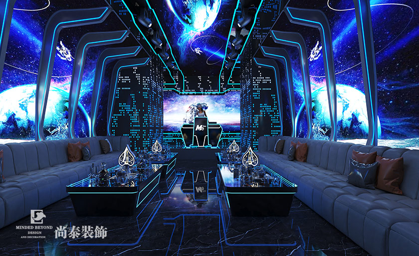 深圳寶安480平米KTV娛樂會所設計裝修案例