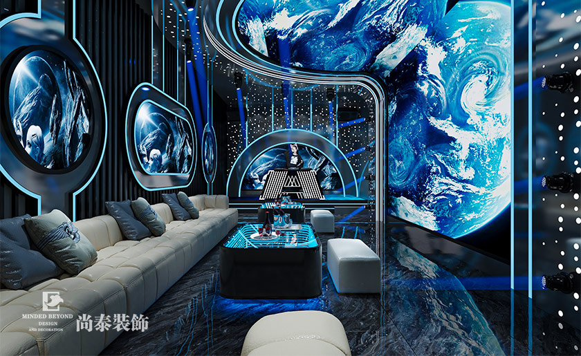 深圳寶安480平米KTV娛樂會所設計裝修案例