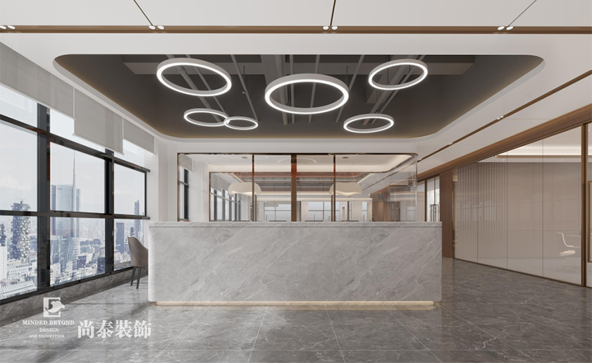 廠房辦公室設(shè)計:1400平米激光設(shè)備公司東莞辦公樓廠房辦公室裝修