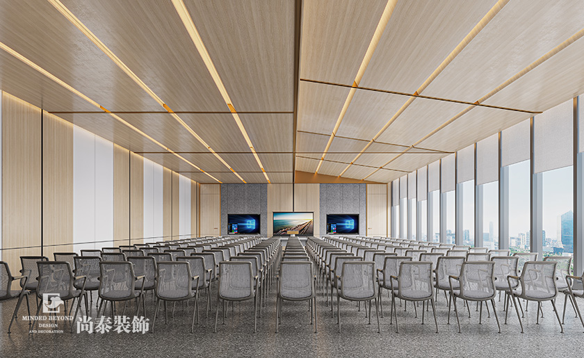 辦公樓裝修:東莞11000平米大型上市公司總部大廈辦公室設(shè)計(jì)裝修