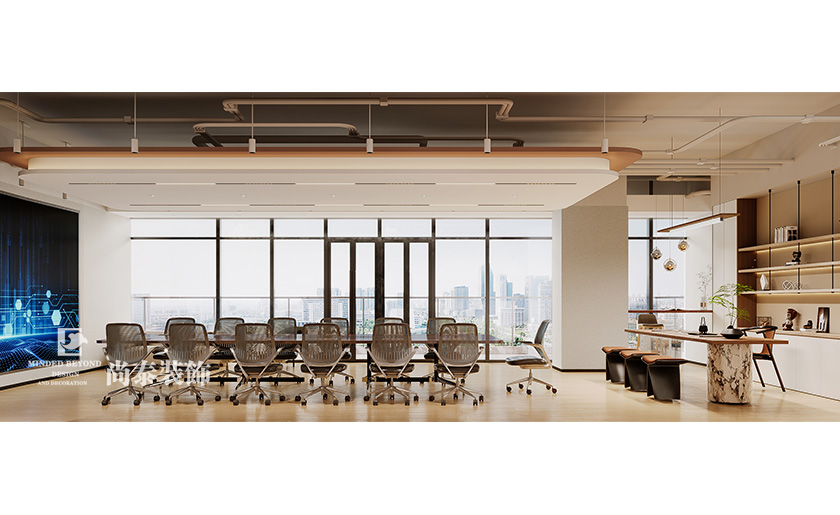 辦公室裝修：深圳福田女鞋外貿公司230平米寫字樓辦公室設計