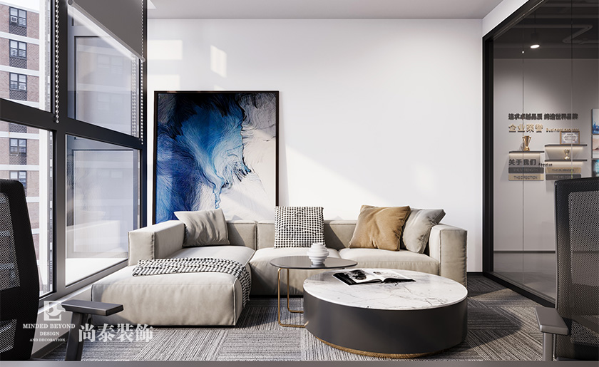 500平米深圳光明招商局智慧園科技企業(yè)辦公室車間設計裝修