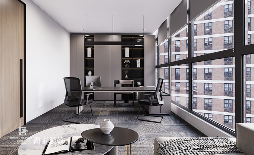 500平米深圳光明招商局智慧園科技企業(yè)辦公室車間設計裝修