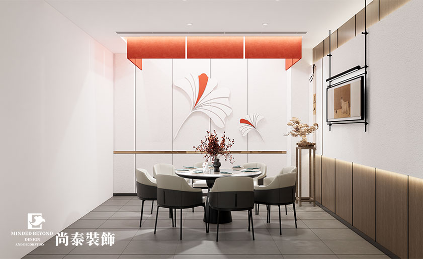 深圳寶安300平米東北菜品牌餐飲店裝修設計案例