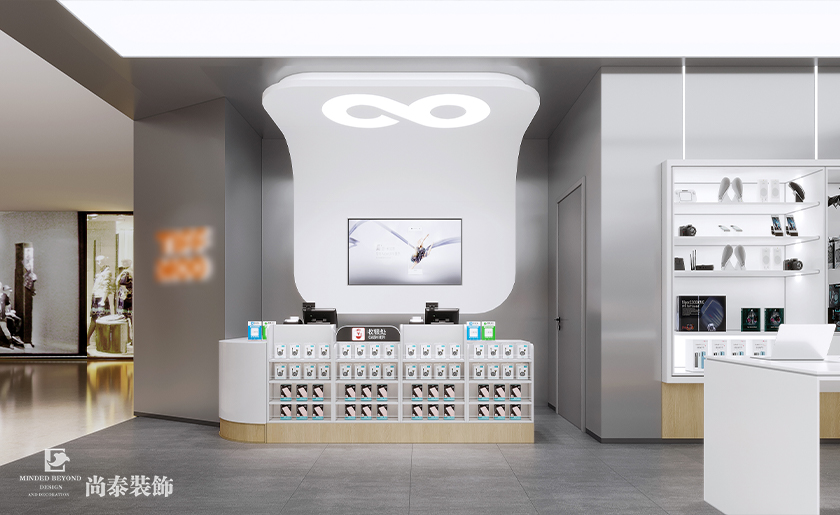 120平米簡約時尚商場店鋪裝修設計案例